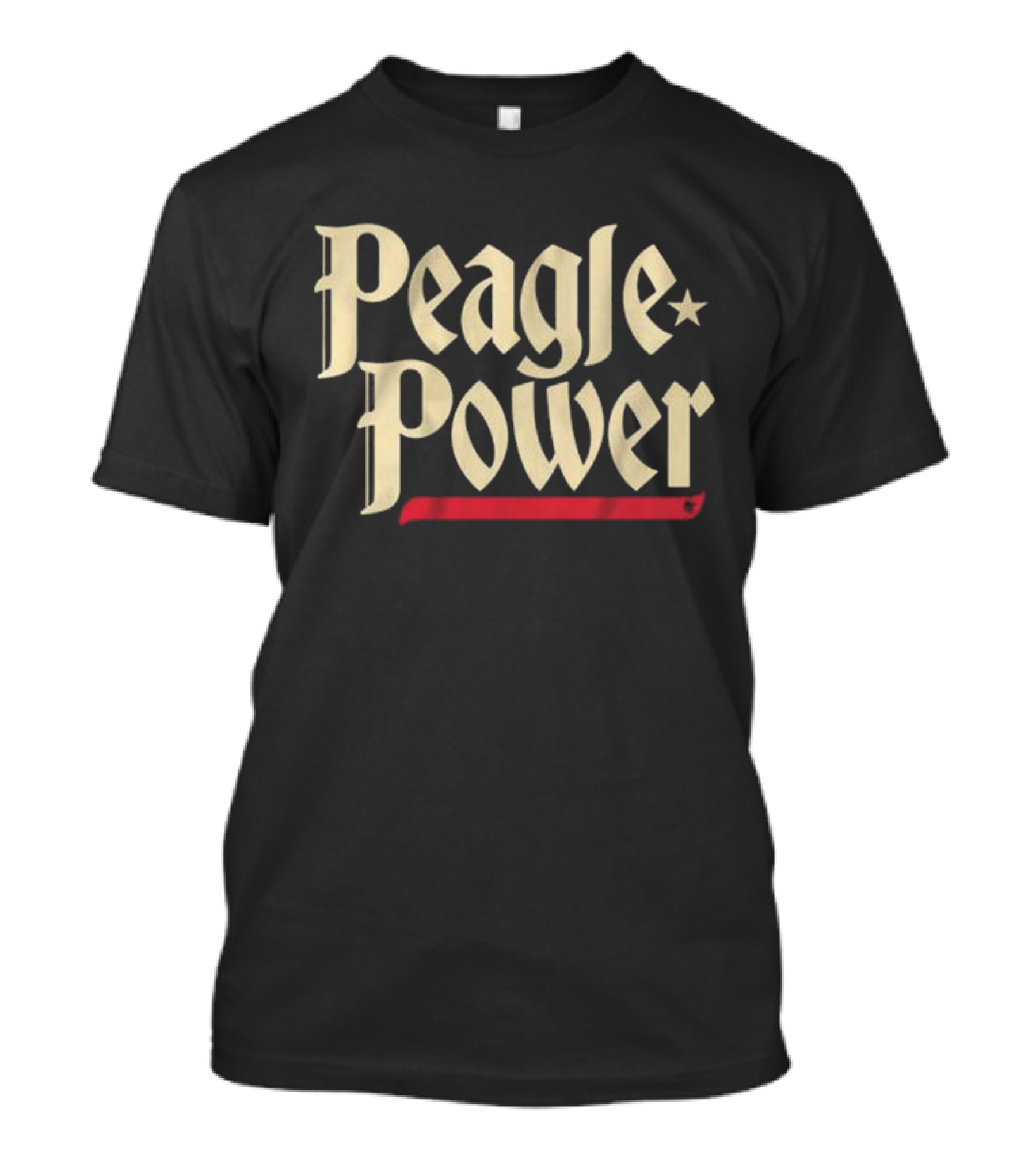 Texas Peagle Power Baseball Star T-Shirt