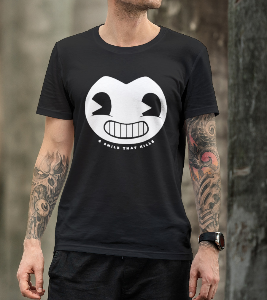 Bendy Head Smile A Smile That Kills Iconic Face T-Shirt
