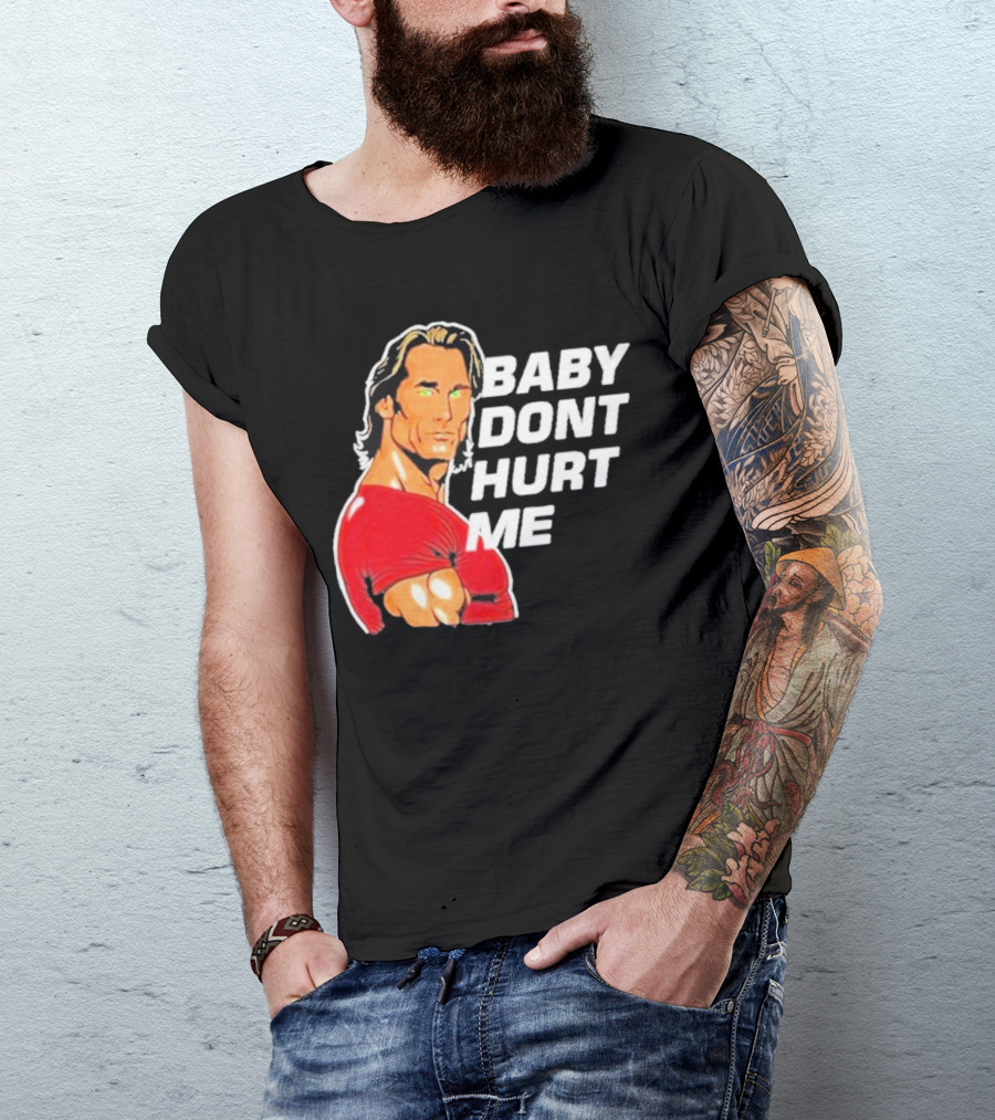Baby Don’t Hurt Me Mike O’Hearn Meme Icon Cartoon T-Shirt