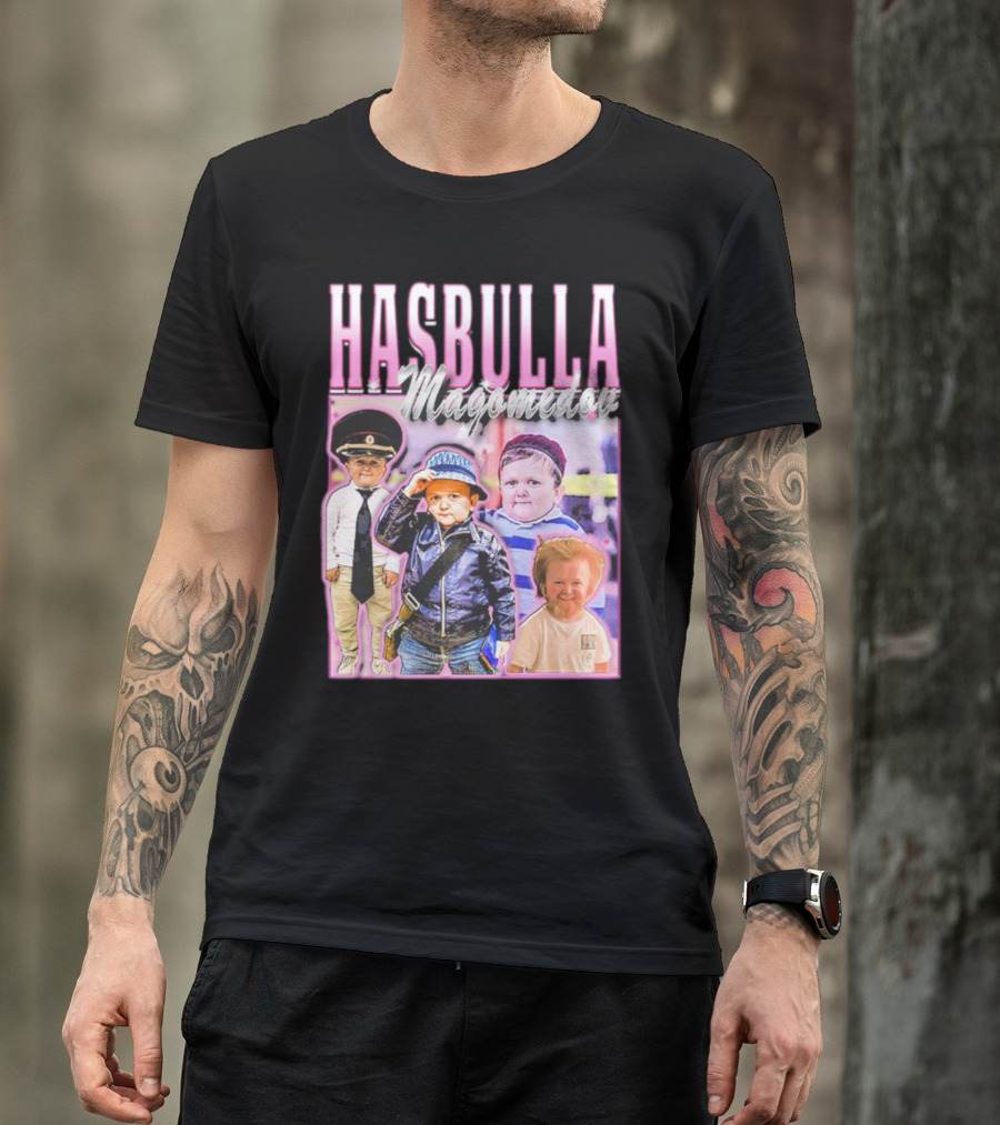 Hasbulla Magomedov Collage With Friday Beers T-Shirt