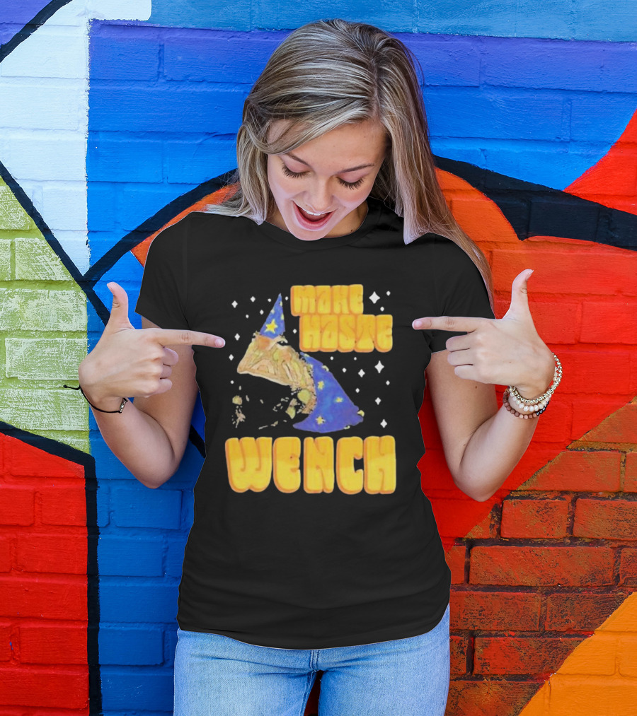 Make Haste Wench Wizard Frog Stars T-Shirt