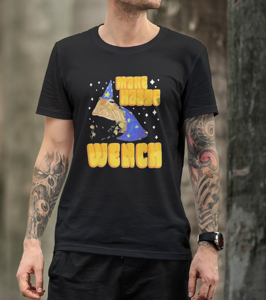 Make Haste Wench Wizard Frog Stars T-Shirt