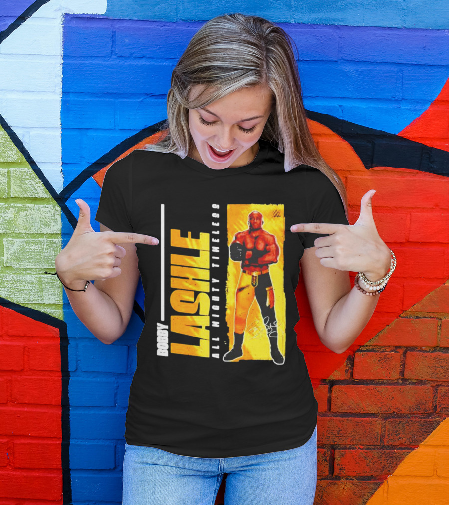 Bobby Lashley WWE All Mighty Timeless Champion T-Shirt