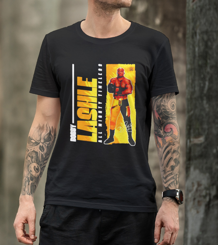 Bobby Lashley WWE All Mighty Timeless Champion T-Shirt