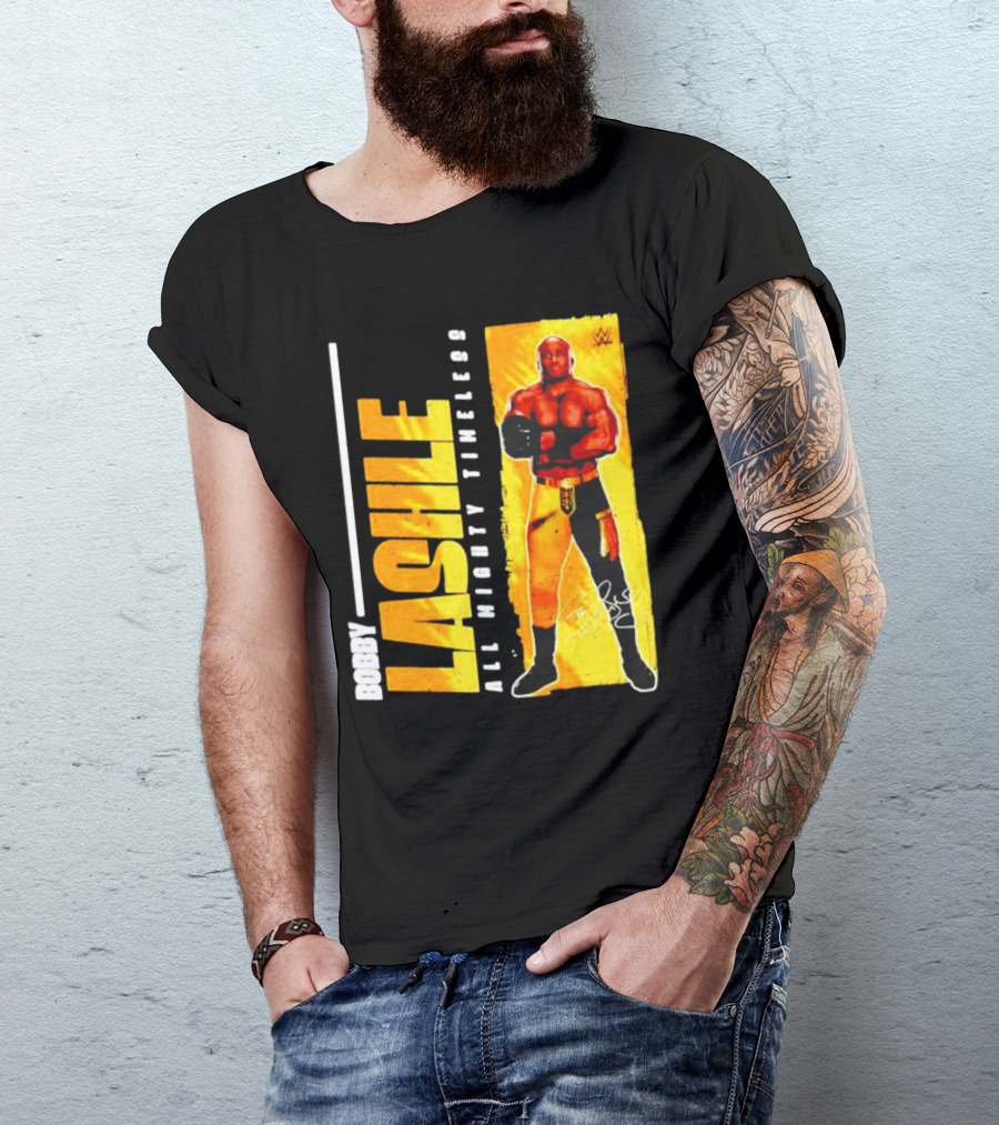 Bobby Lashley WWE All Mighty Timeless Champion T-Shirt