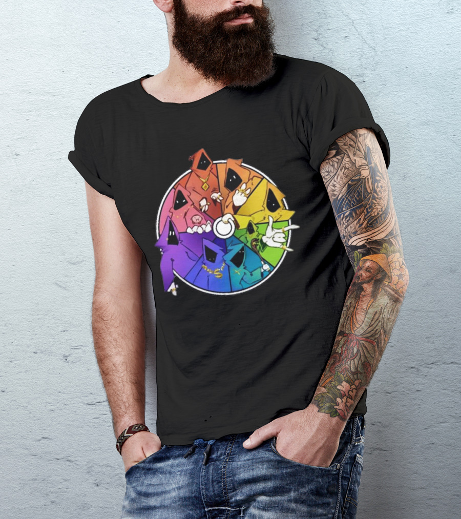Shadow Wizard Money Gang Rainbow Circle T-Shirt