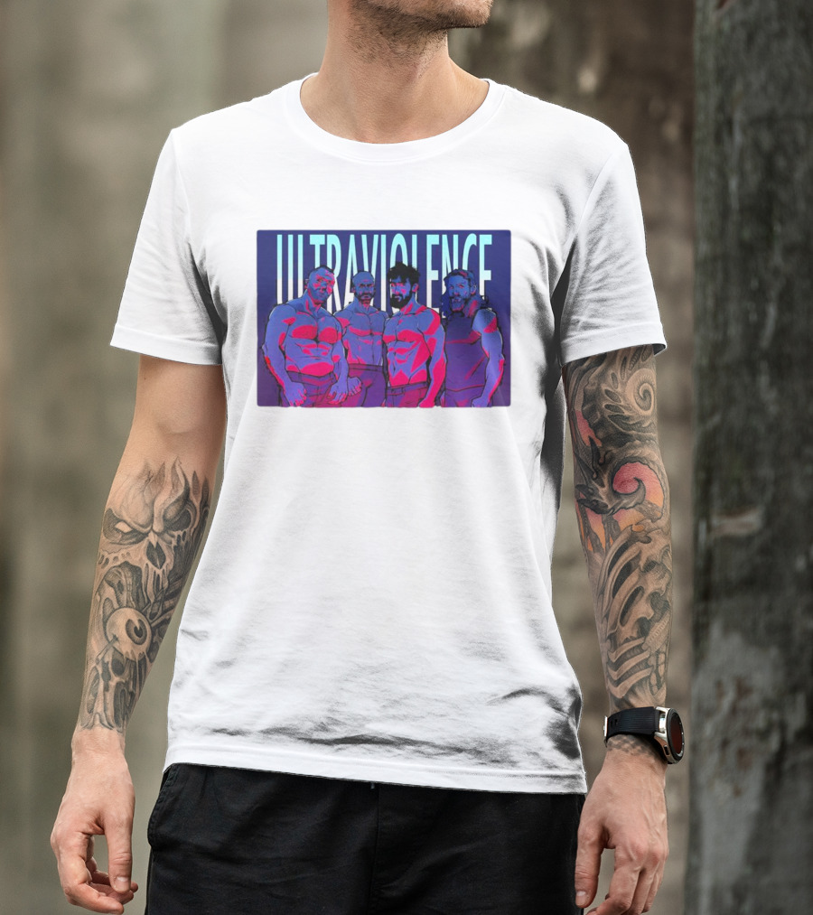 Ultraviolence AEW Wrestlers Neon T-Shirt