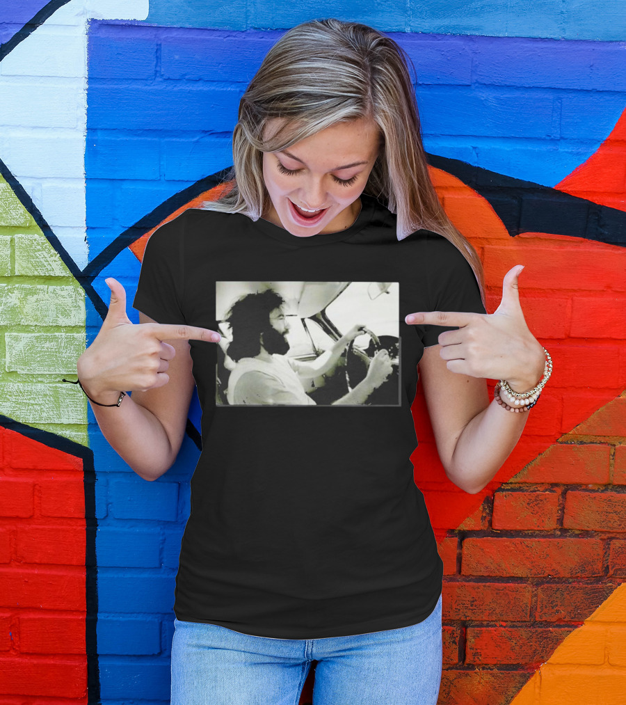 Jerry Garcia Driving Car Grand Prix Racecourse Watkins Glen T-Shirt