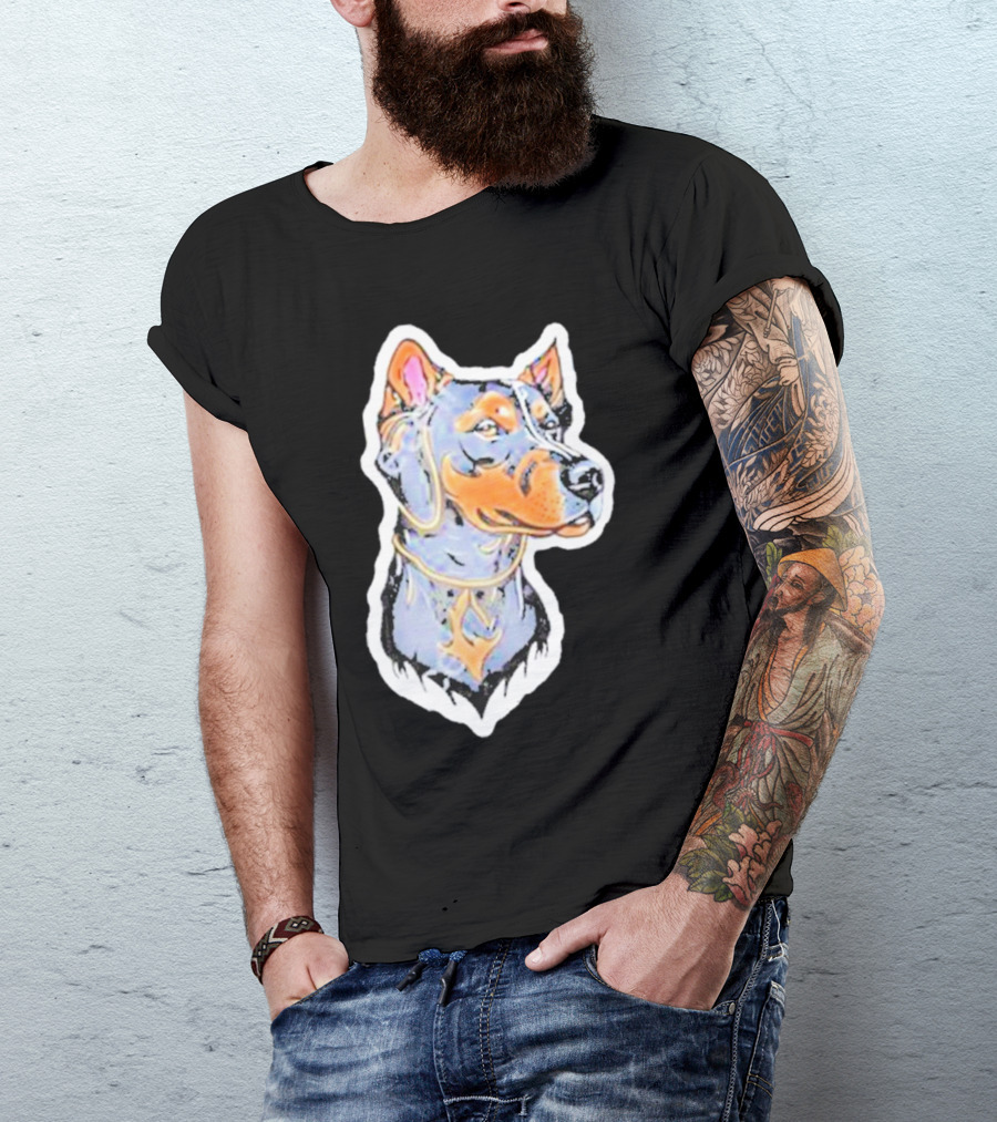 Doberman Pinscher Dog Colorful T-Shirt
