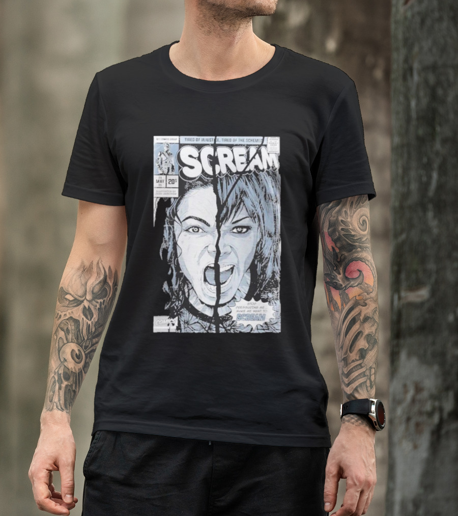 Mj History Scream Tired Of Injustice Tired Of The Schemes Comic May 20 Scream T-Shirt