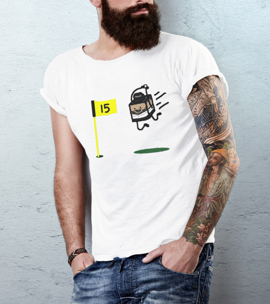 Michael Block Animated Golf Celebration Flag 15 T-Shirt