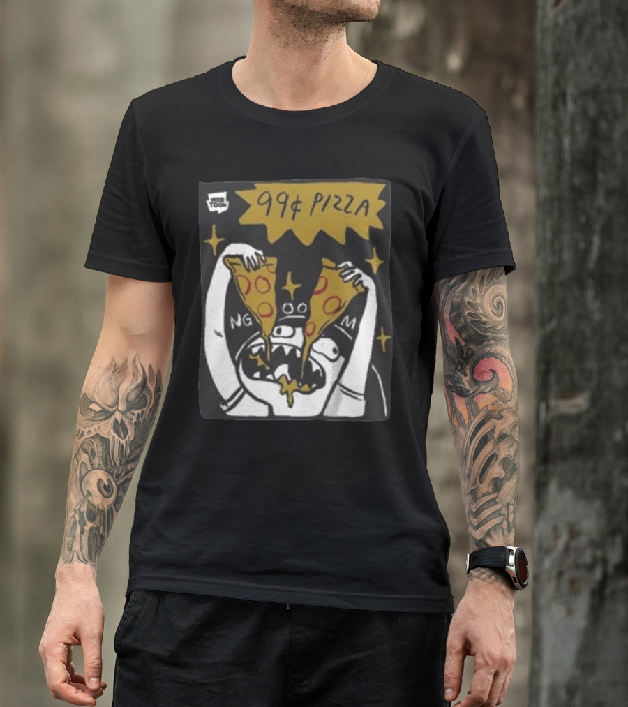 My Giant Nerd Boyfriend Wee Toon 99¢ Pizza T-Shirt