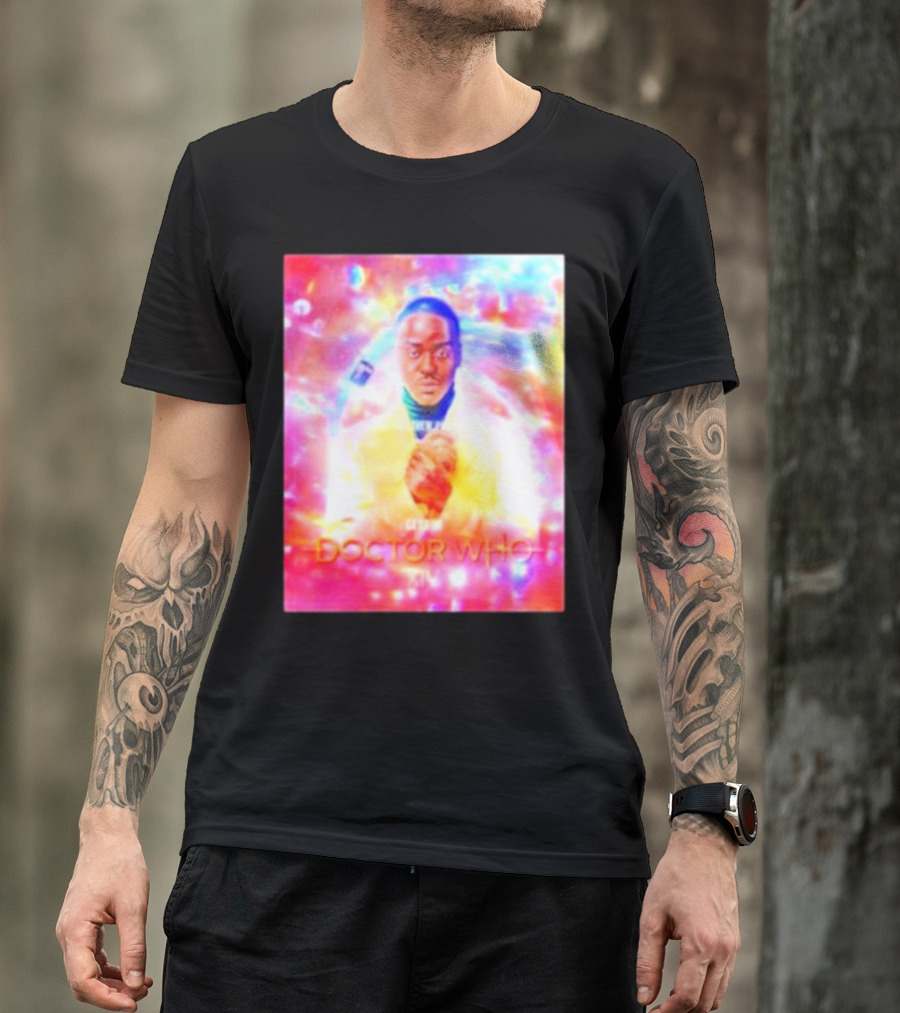 Doctor Who 14 Ncuti Gatwa Vibrant Time Traveler T-Shirt