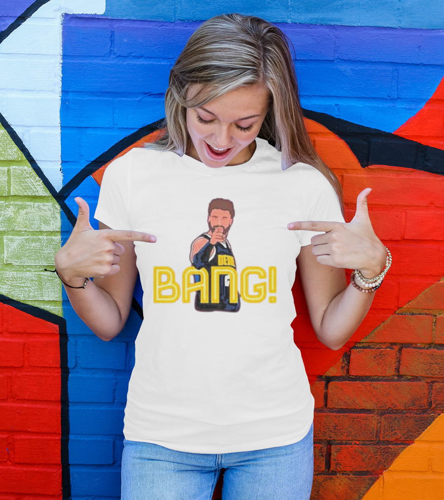 Product Deco Apparel Co. Nate Kreckman Bang Denver Basketball Iconic Gesture T-Shirt