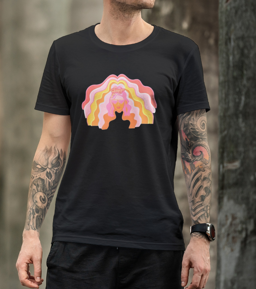 Queen Radio Flow Retro Psychedelic Vibes T-Shirt