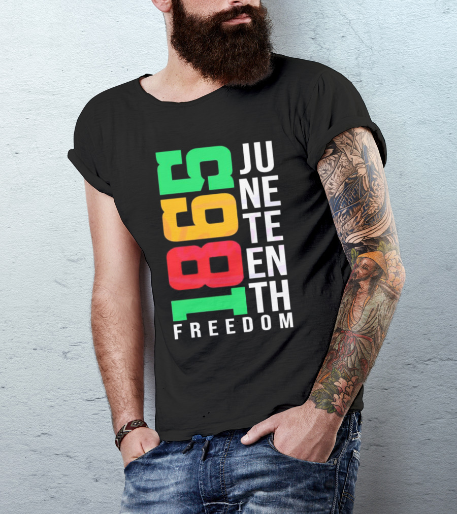 1865 Juneteenth Freedom Black History Month T-Shirt