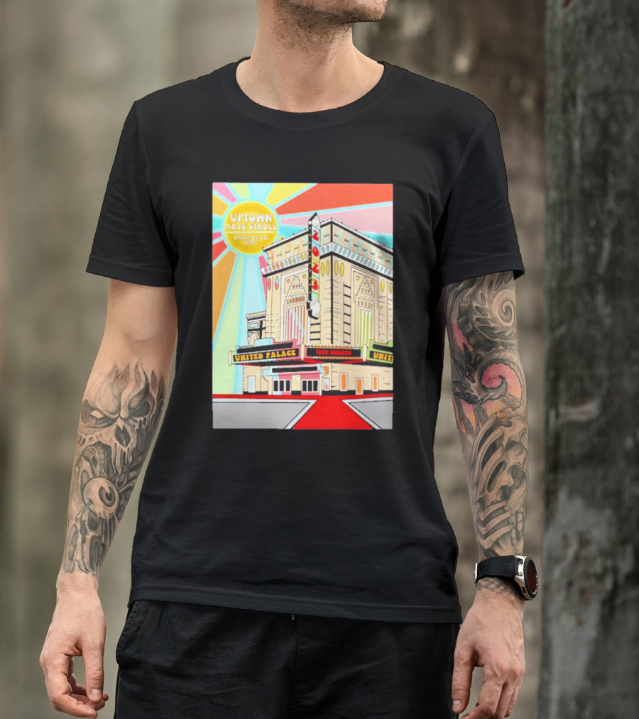 Uptown Arts Stroll United Palace Paseo De Las Artes Vegalteno T-Shirt