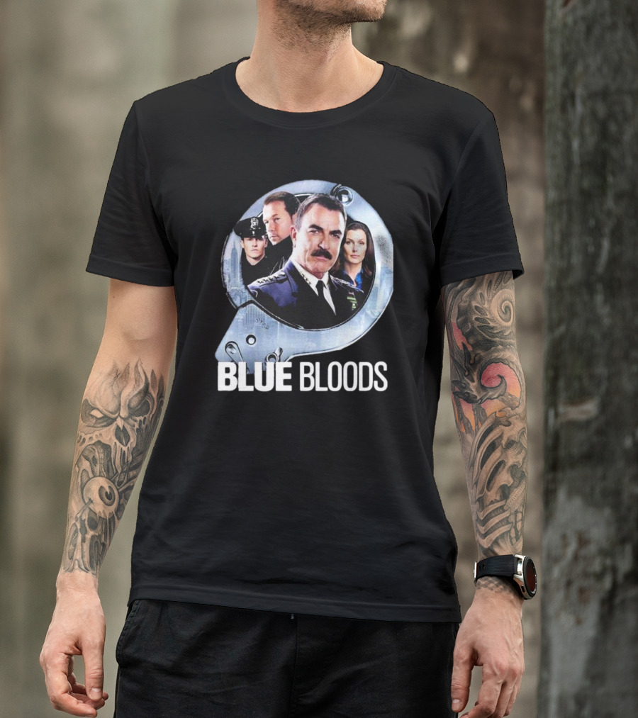 Blue Bloods Reagan Family Tom Selleck Donnie Wahlberg Cop Movie Fan T-Shirt