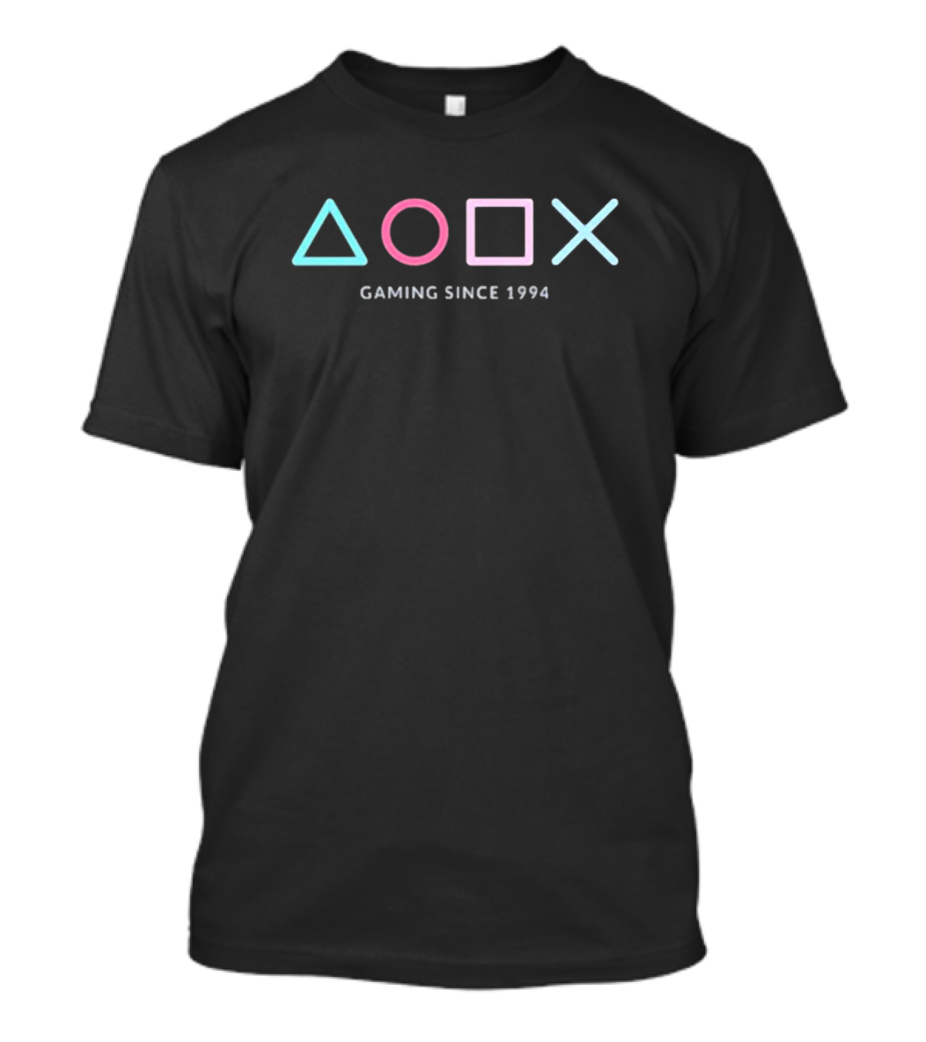 Teganjosie Gaming Since 1994 PlayStation Controller Symbols T-Shirt