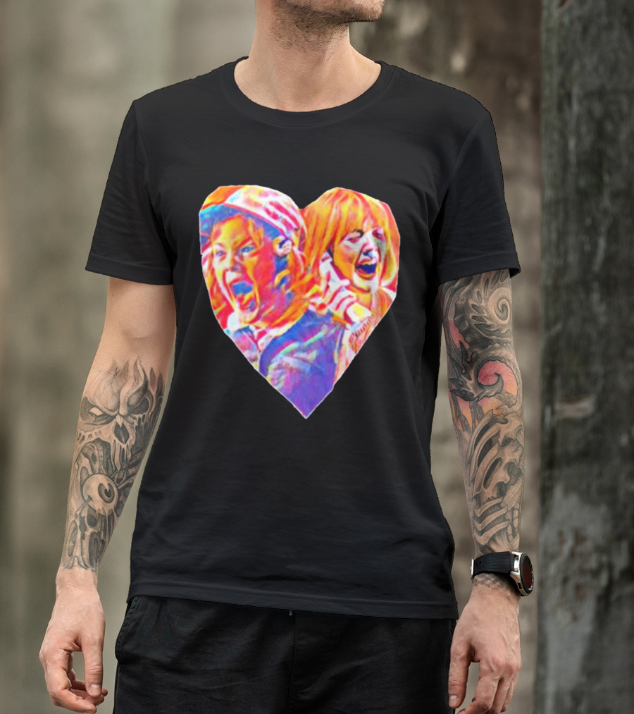 Vintage Movie Scream Drew Barrymore Heart Shaped T-Shirt