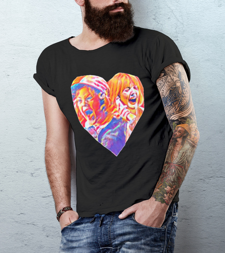 Vintage Movie Scream Drew Barrymore Heart Shaped T-Shirt