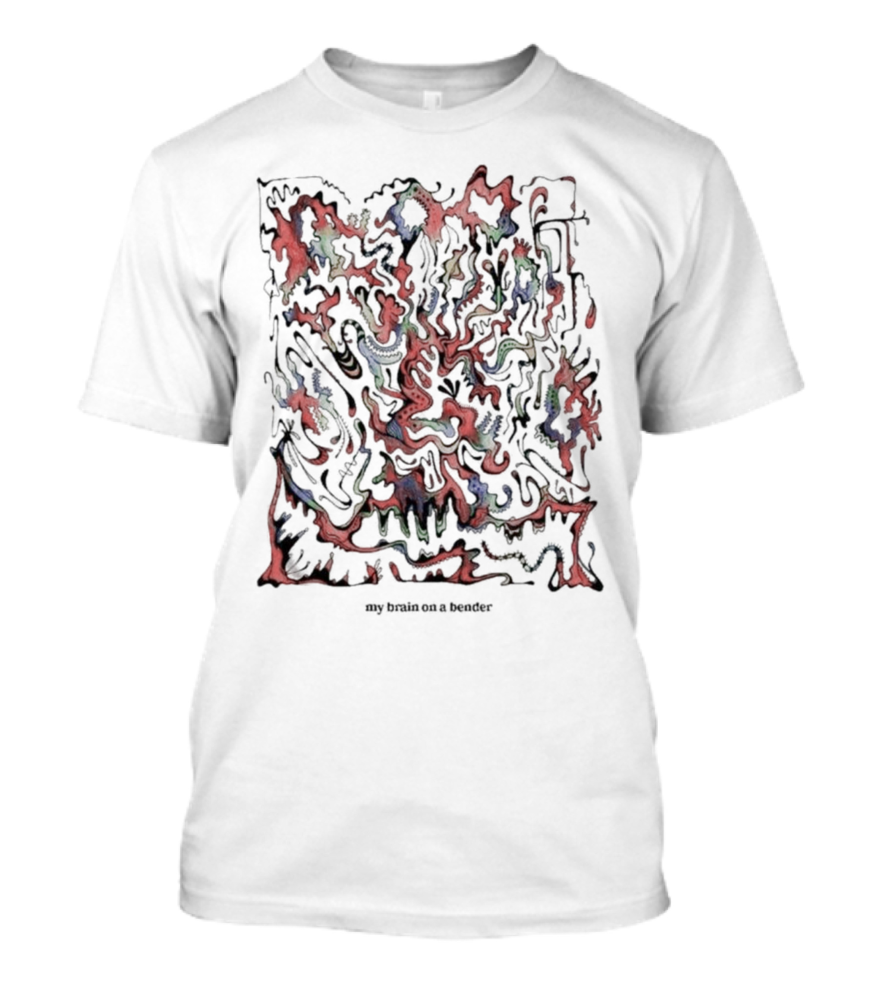 John Summit My Brain On A Bender Psychedelic Abstract T-Shirt