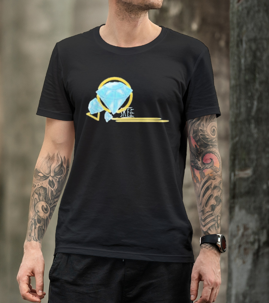 Skeppy Merchandise Geo Diamond Sketch Artist Signature T-Shirt
