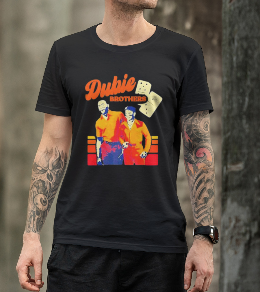 Dubie Brothers Domino Duo Orange Outfits T-Shirt