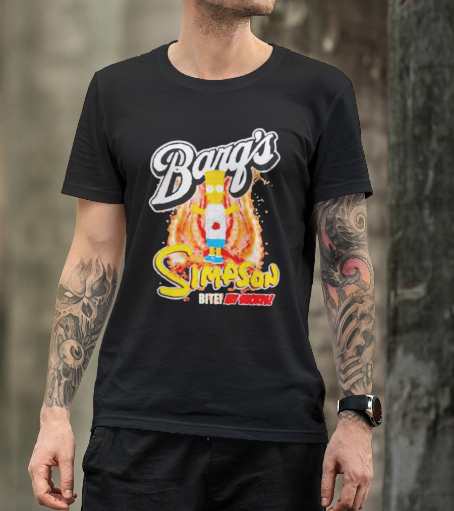Barg’s Root Beer Bart Simpson Bite My Shorts T-Shirt