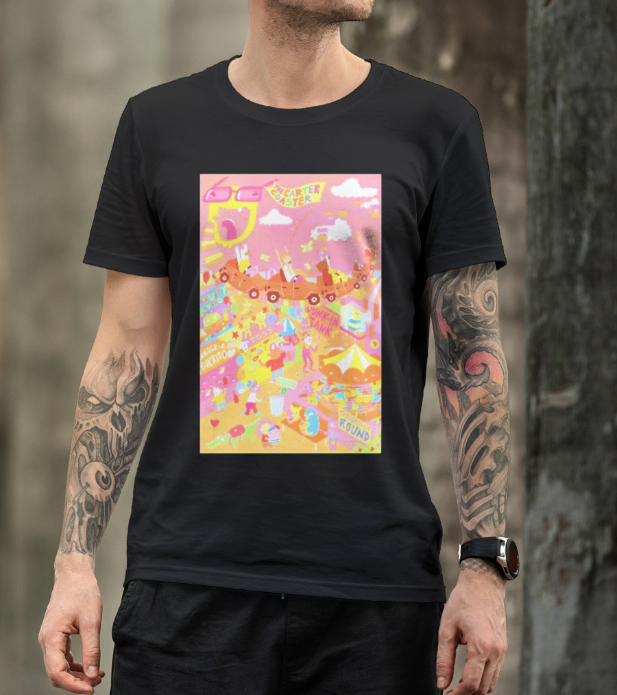 Carter Kench Carnival Carter Coaster Dunkin Tank Round Fun Time T-Shirt
