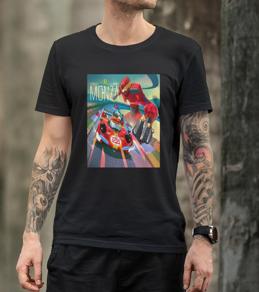 6 Hours Of Monza July 9 Ferrari Racing Robot T-Shirt