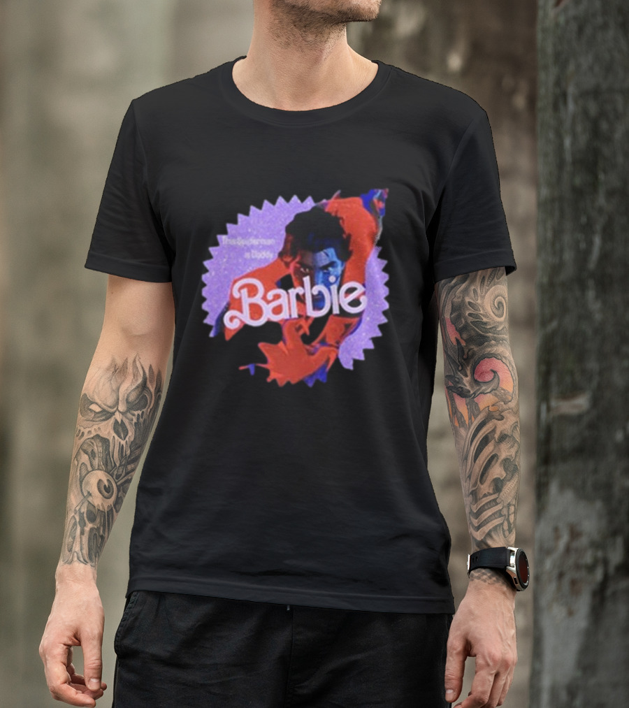 Barbie Meets Spider-Man This Spiderman Is Daddy Etsy Singapore T-Shirt