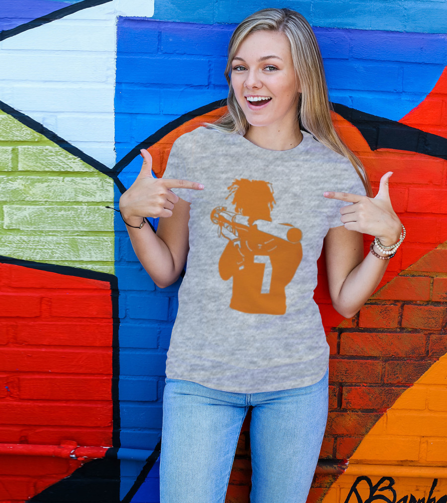 Bigorangeheupel Bazooka Joe 7 Football Player T-Shirt