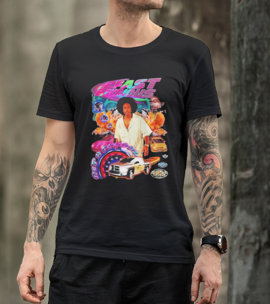 2 Fast 2 Furious Act A Fool With Cars And Explosions T-Shirt