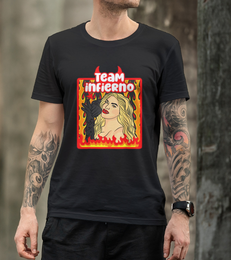 Team Infierno Wendy Guevara Latina Flames T-Shirt