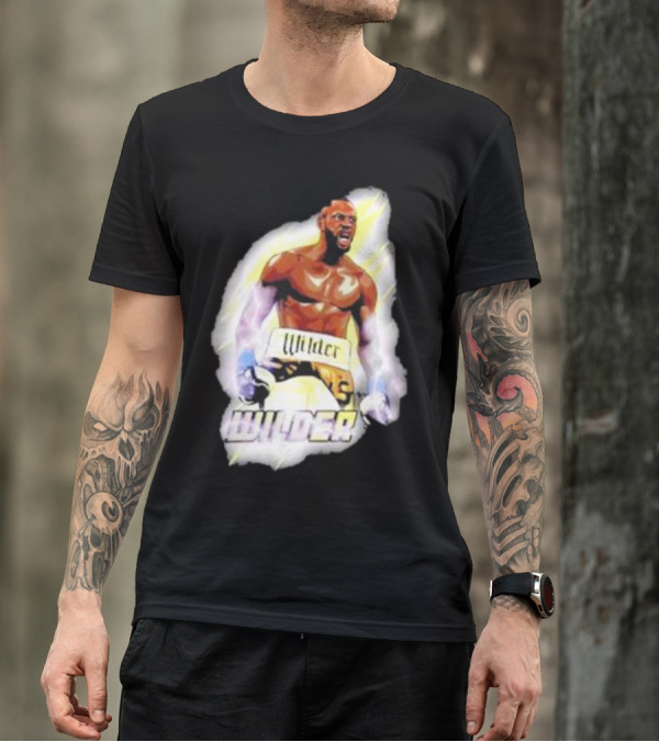 Deontay Wilder Lightning Boxer Champion Energy T-Shirt
