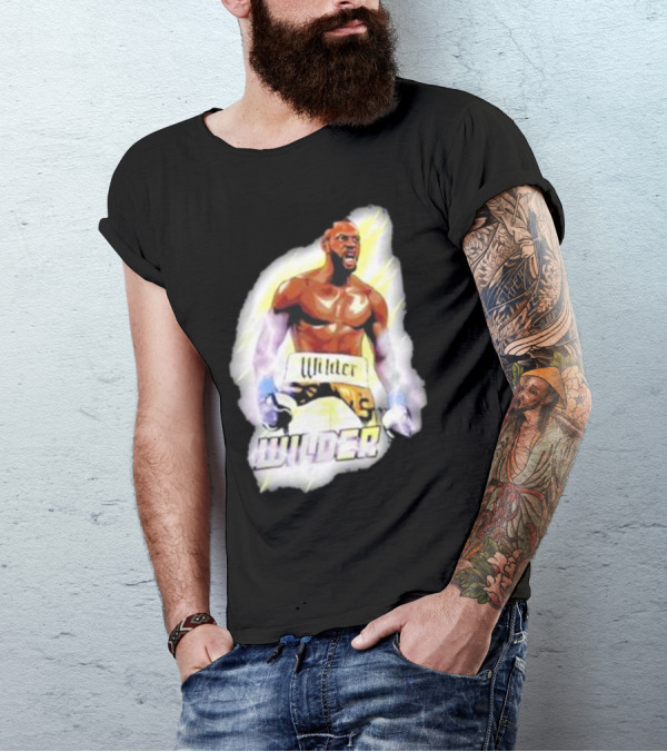 Deontay Wilder Lightning Boxer Champion Energy T-Shirt