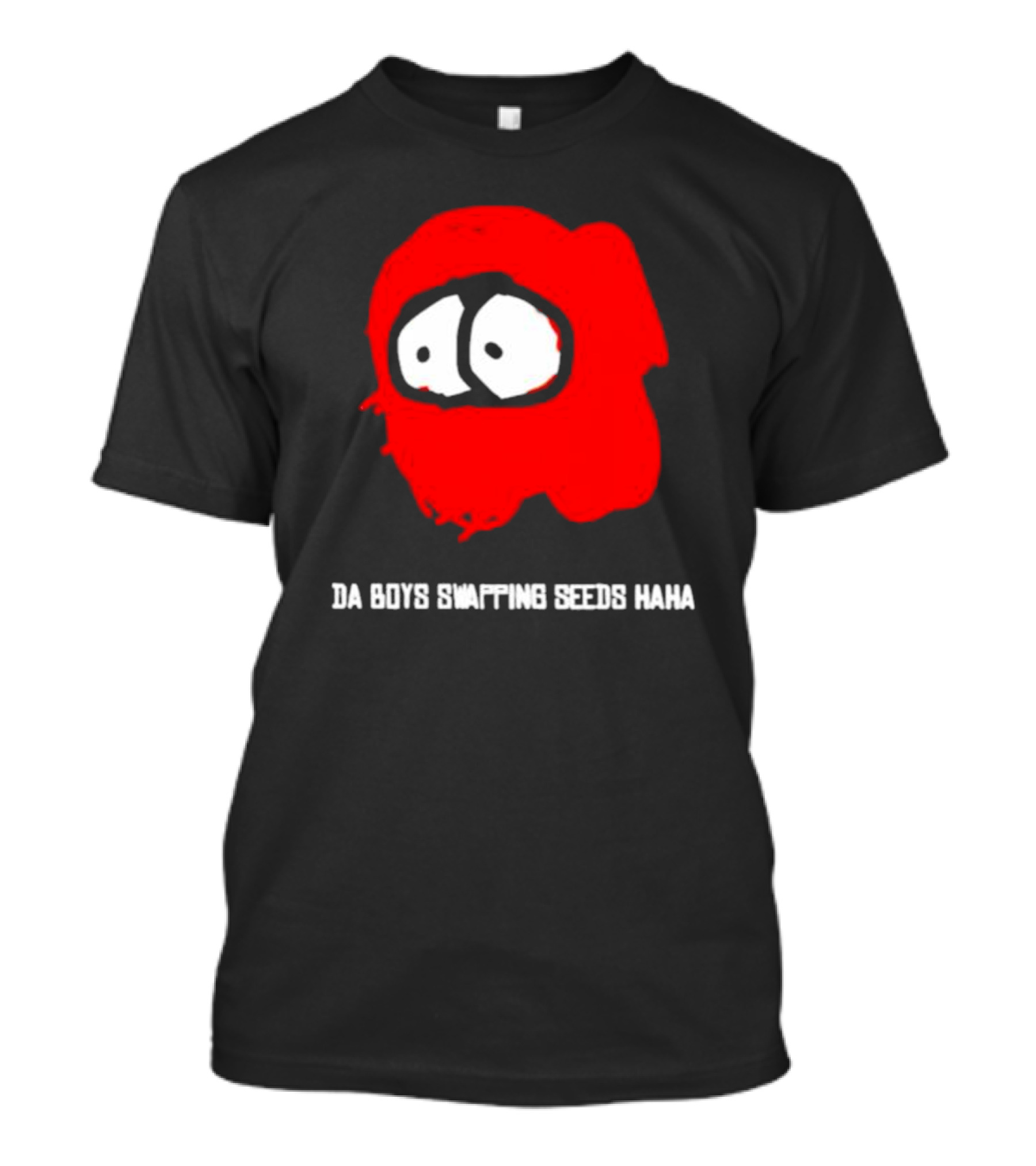 Da Boys Swapping Seeds Haha Red Crewmate T-Shirt