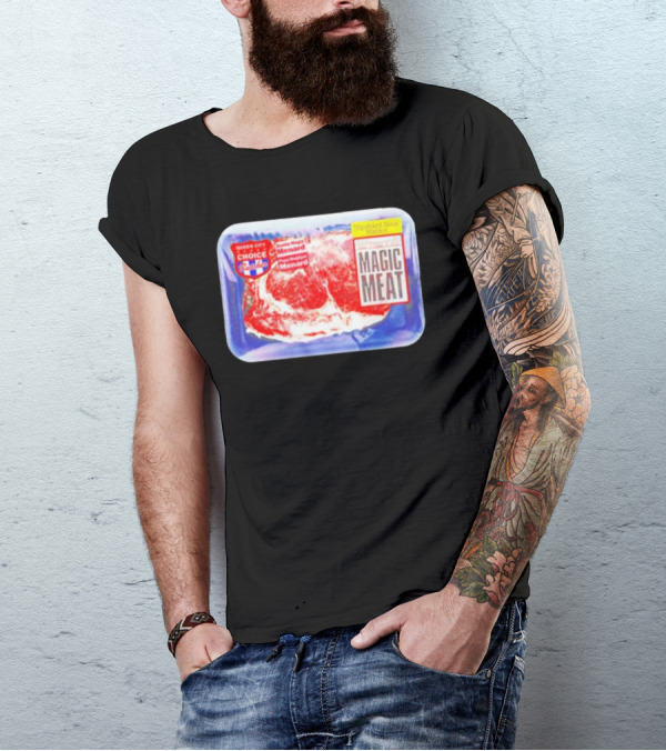 Queen City Choice High-End Meat Market Magic Meat Butcher Matt Menard T-Shirt
