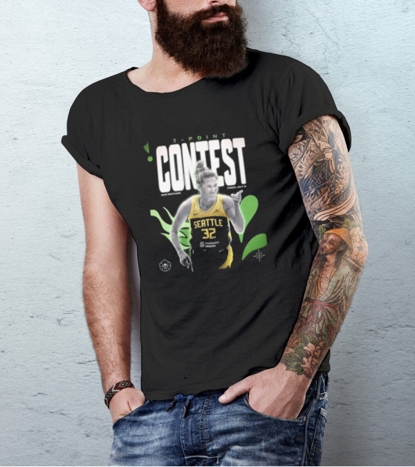 3-Point Contest Seattle Sami Whitcomb Friday July 14 T-Shirt
