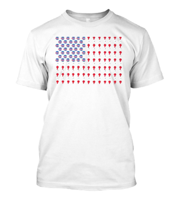 Philadelphia Phillies USA Flag T-Shirt