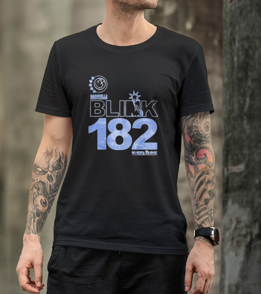 Nashville Blink-182 So Sorry It's Over T-Shirt