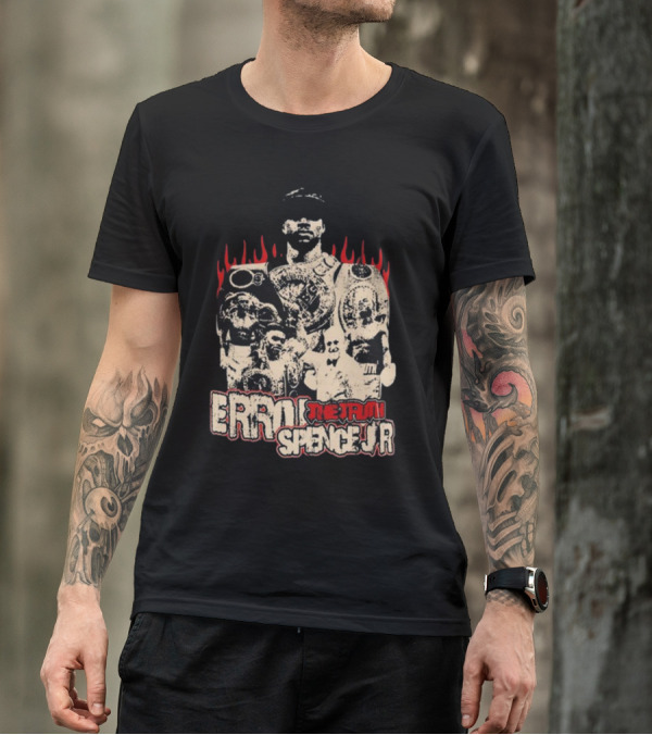 Errol Spence Jr. The Truth Takeover Flames Champion T-Shirt