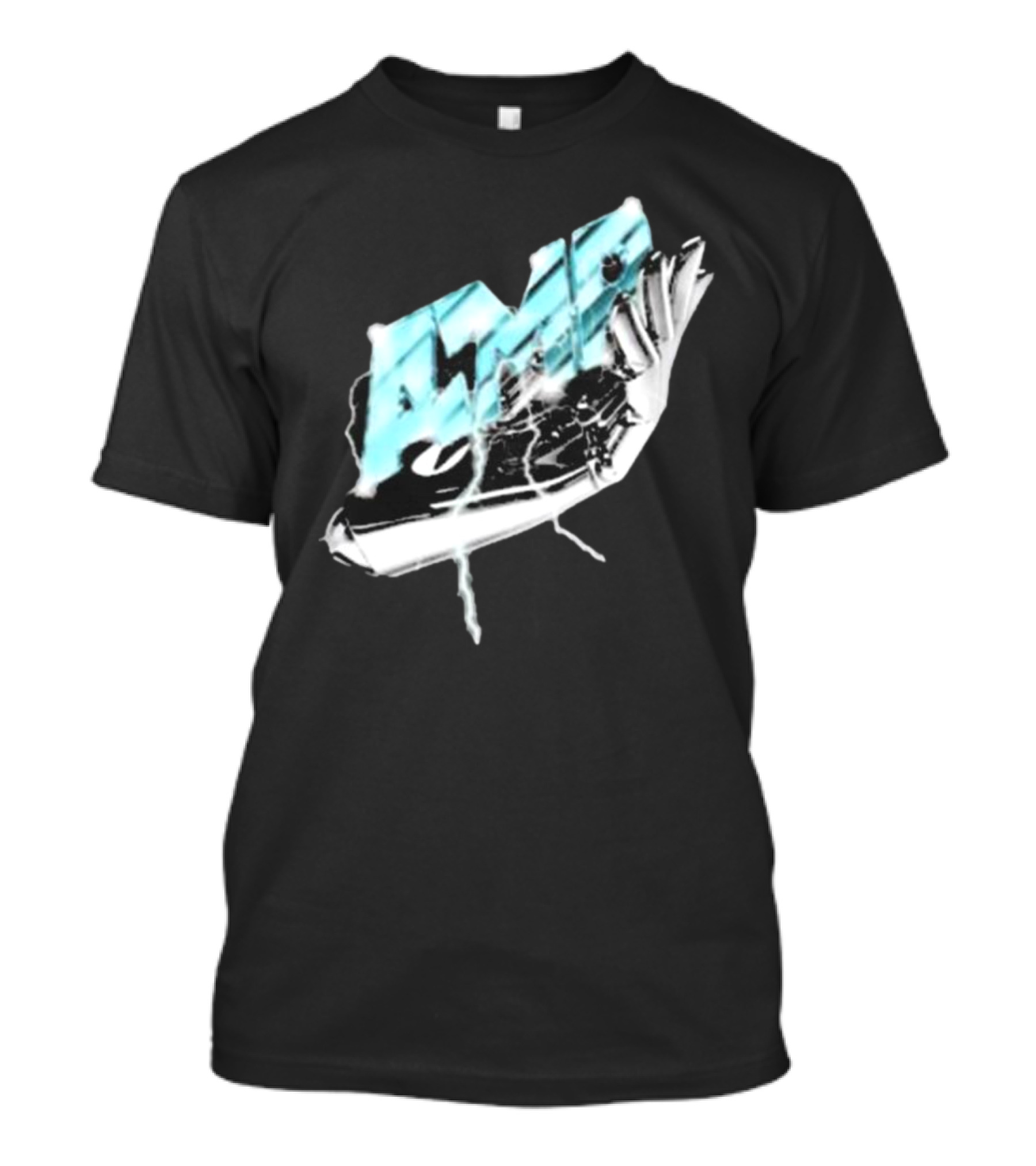 AMP Chrome Cast Electric Power Burst T-Shirt