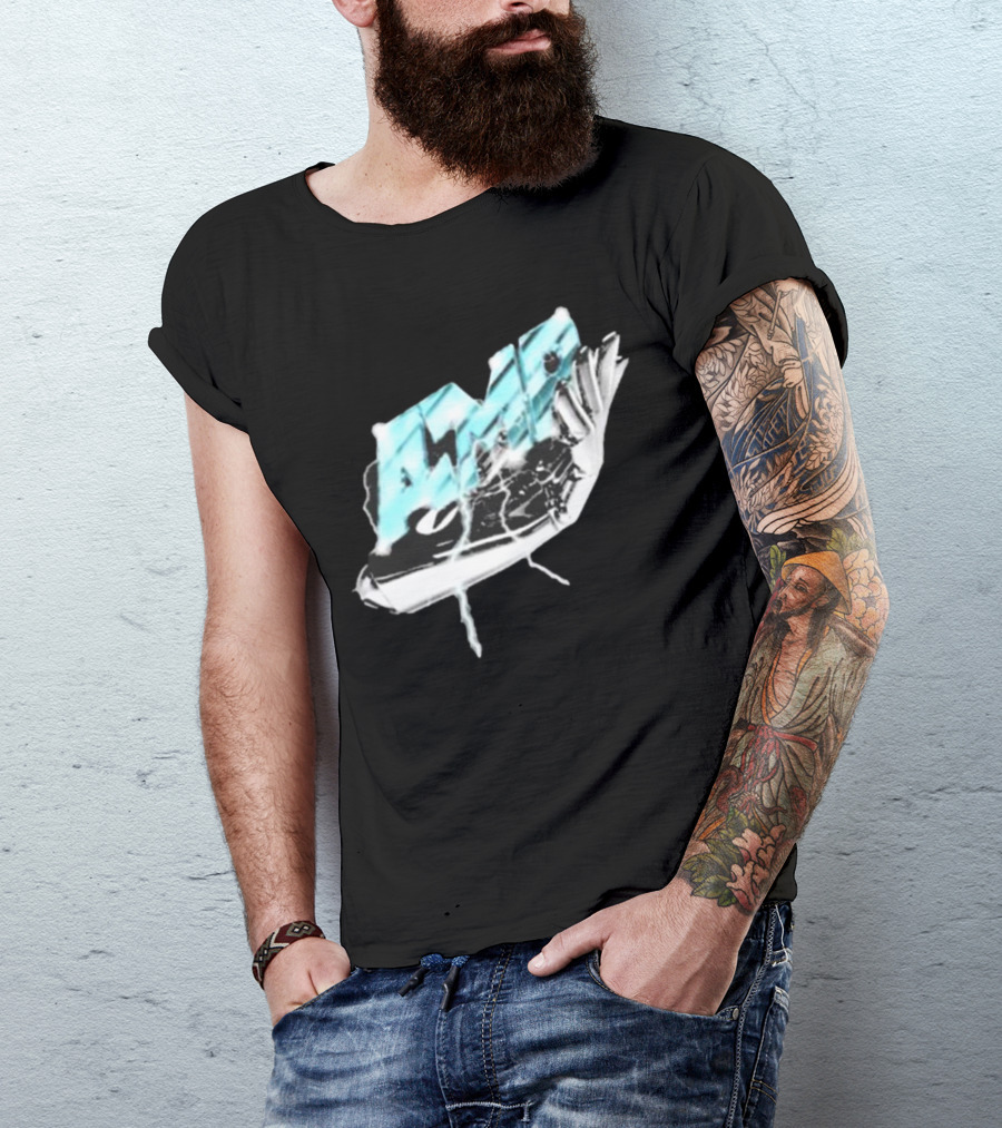 AMP Chrome Cast Electric Power Burst T-Shirt