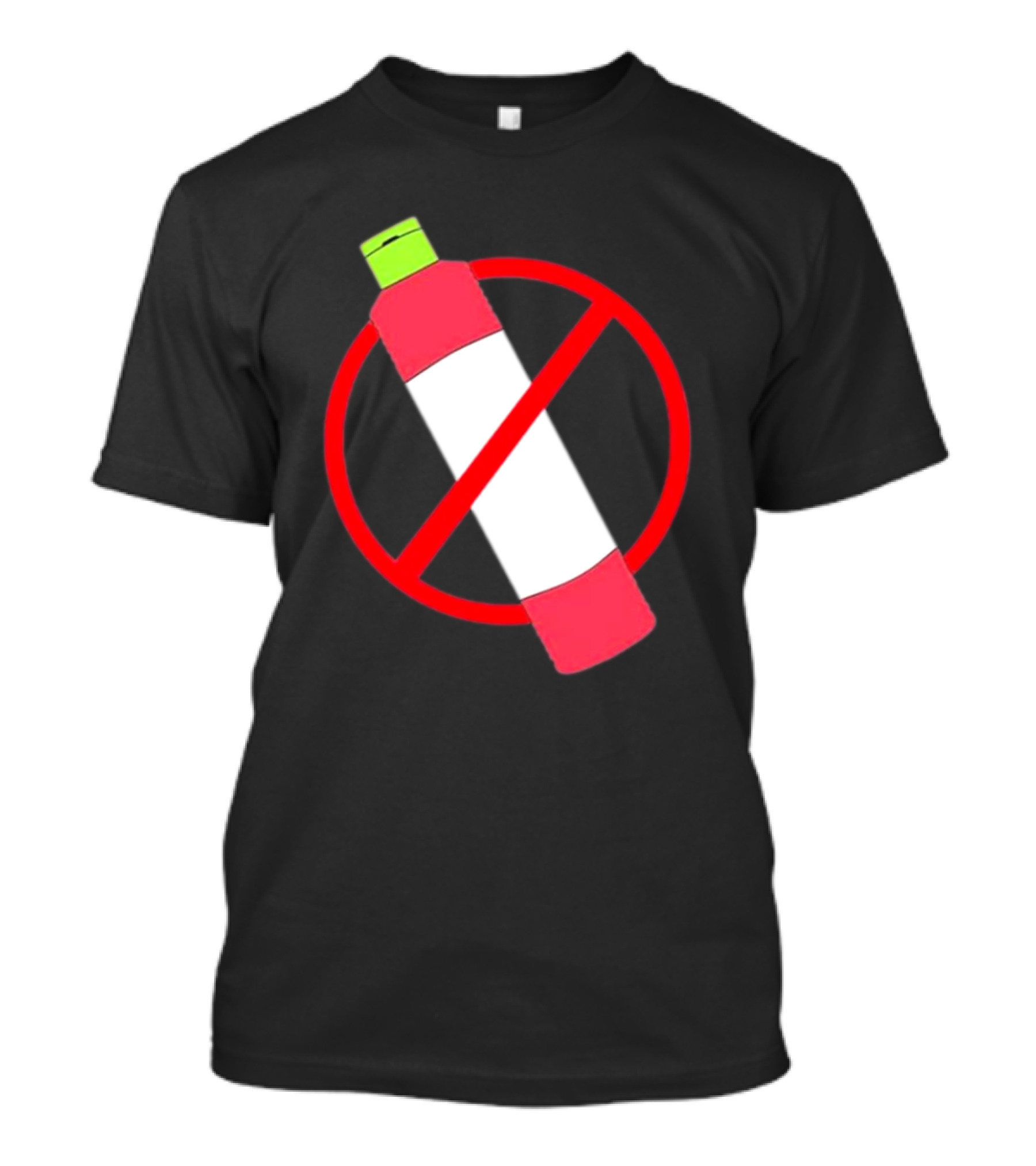 Forbidden Hela Gewurz Ketchup Curry Red Circle Crossed Bottle T-Shirt