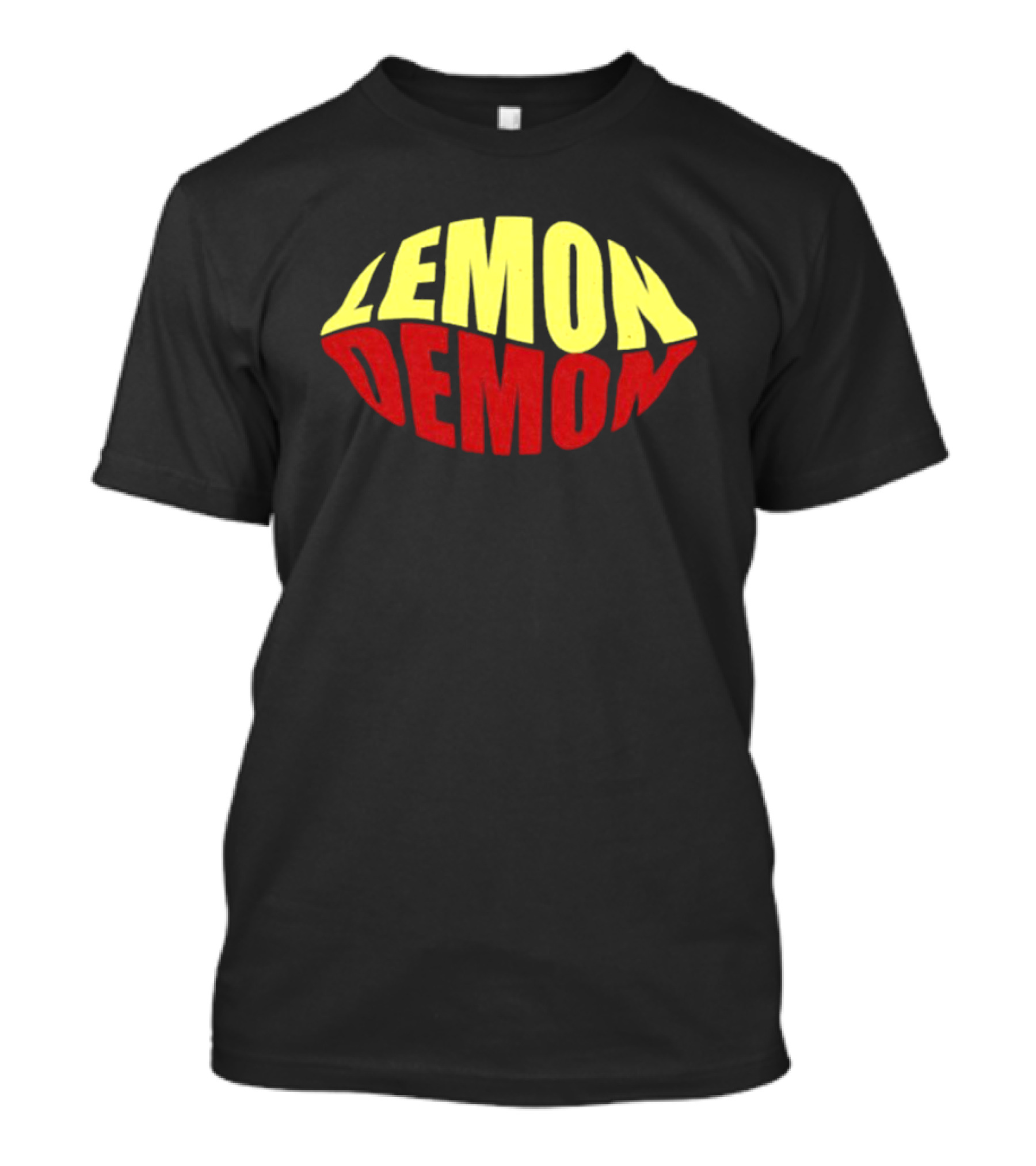 Lemon Demon Classic Logo Bold Yellow Red T-Shirt