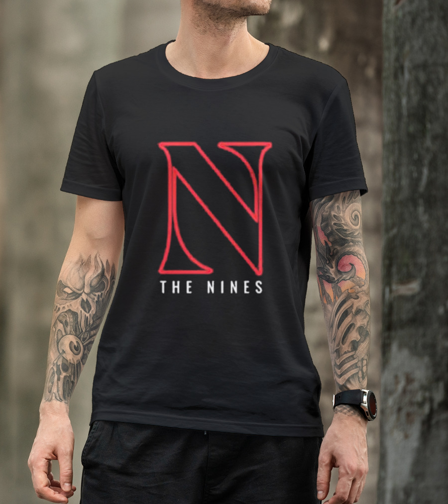 The Nines Neon Style Bold Red Letter N T-Shirt