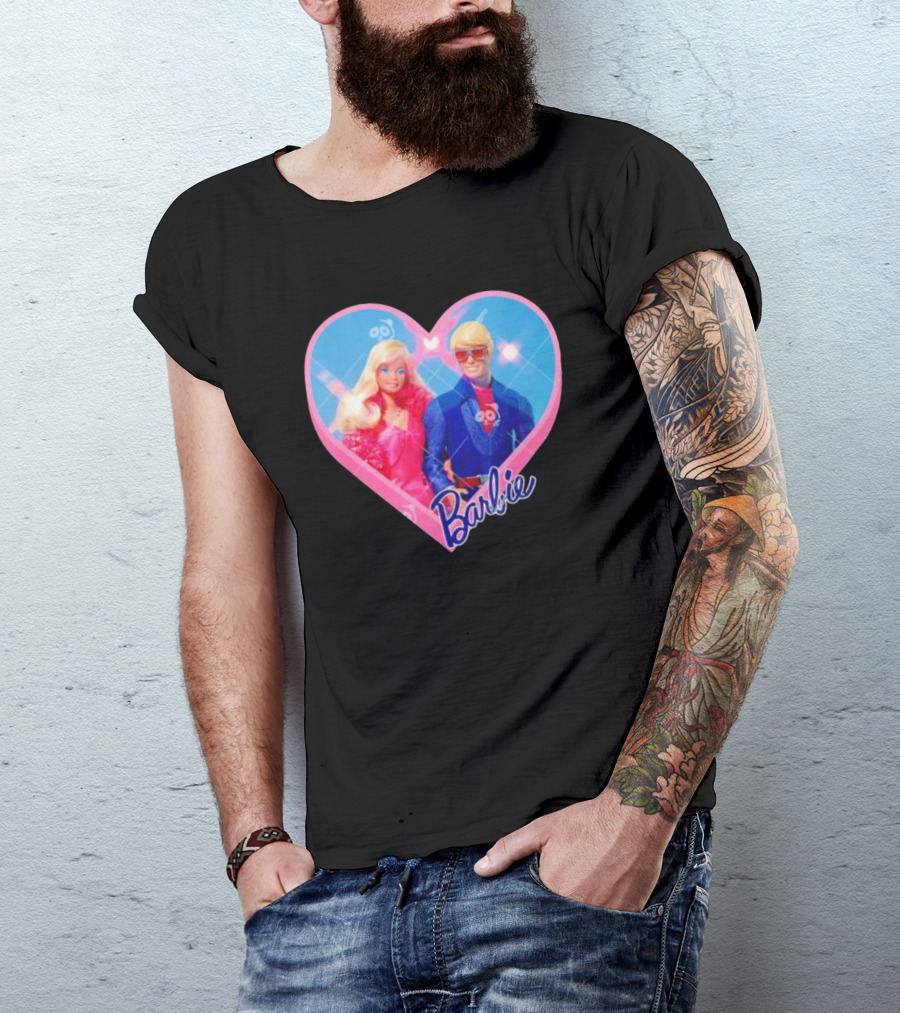 Barbie Ken Heart Valentines Love T-Shirt