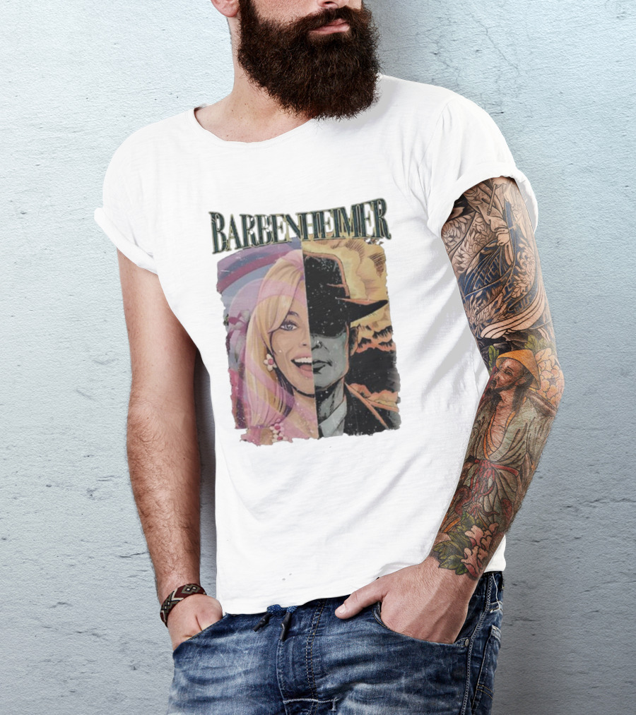 Barbenheimer Vintage I Survived Barbie Oppenheimer Fusion Uk Best Bernheimer India T-Shirt